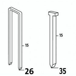 Agrafes 18mm 1100P - AGI ROBUR 355033