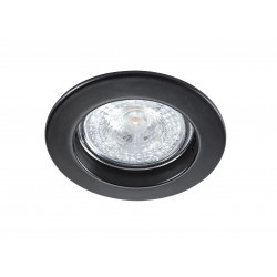 ARIC 4564 - Spot, Encastré, GU10, Rond, Fixe, Noir - FC