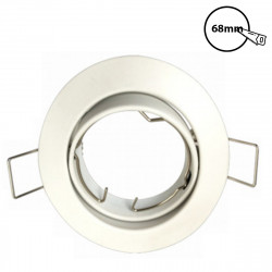 ARLUX 950005 - Spot orientable rond Blanc IP20 diamètre 83mm