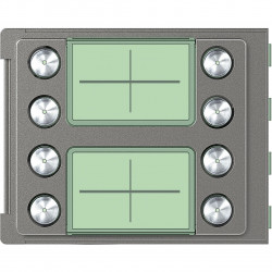 BTICINO 352185 - Façade Sfera Robur électronique audio 8 appels sur 2 rangées