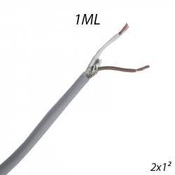 Câble de données blinde Liycy 2x1mm  Coupe au mètre