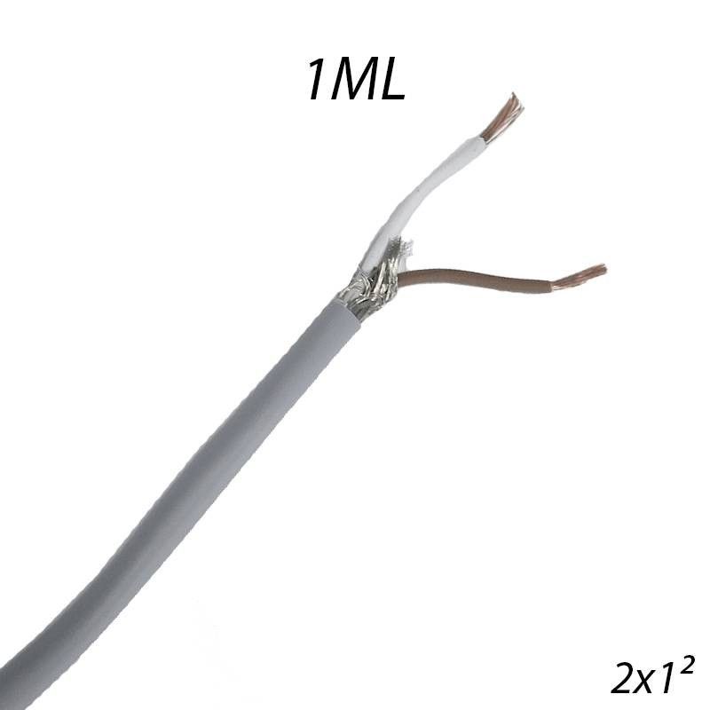 Câble Liycy Blindé 2x1,50 Blinde Couronne De 100 Mêtres