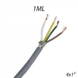 Câble de données blinde Liycy 4x1mm Coupe au mètre