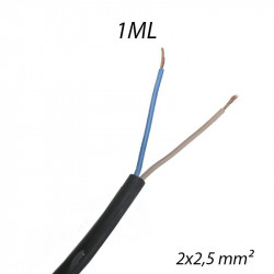 Câble souple HO7 RN-F 2X2,5² Coupe au mètre