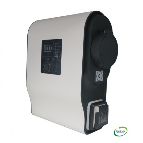 LEGRAND 058004 - Borne VE mono Green'up Premium avec protection 7,4kW Mode 2/3