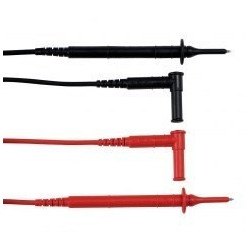 CHAUVIN ARNOUX P01295455Z - 2 cordons PVC à pte tche 15A 1,5m 1000V