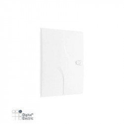 Digital Electric 07822 - Porte pour coffret 2x13 Opaque