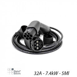 Digital Electric 15254 - Câble de recharge V.E. 7,4kW 32A Type 2