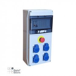 Coffret de chantier 4 prises + AU - Digital Electric 31132