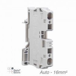Bloc de jonction Auto 2 fils 16mm² gris Digital 41207