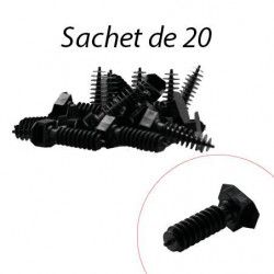 Embase cheville pour colliers 9mm 20pc Eurohm 43010-20P