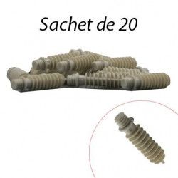 Cheville à tête filetée pour Collier à Embase 20pcs - EUROHM 43610-20P