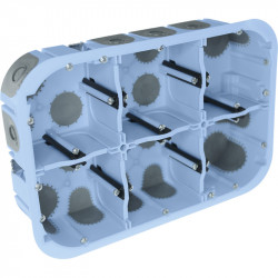 Boîte Encastree Air Metic 2x3P 50mm - EUROHM 51020