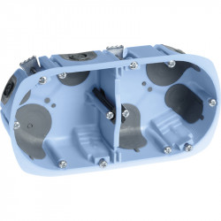 EUROHM 52065 - Boîte Etanche À L'air 2 Postes Prof. 50mm