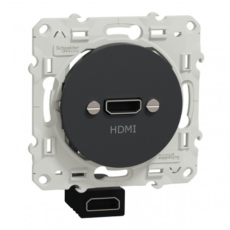 SCHNEIDER S540462 (F) Prise HDMI, Type A, Anthracite, Odace