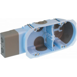 Boîte d'encastrement BBC spécial domotique 2 postes - EUROHM 52093