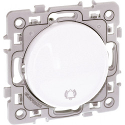 Bouton poussoir carillon Square blanc - EUROHM 60204