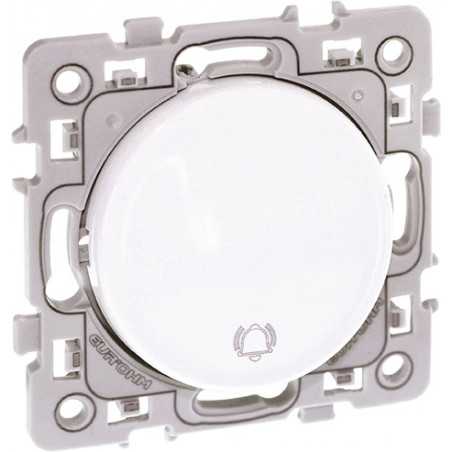 Bouton poussoir carillon Square blanc