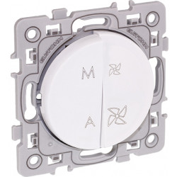 Interrupteur VMC Square blanc avec stop - EUROHM 60225
