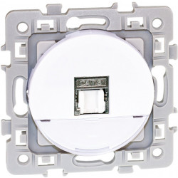 Prise RJ45 Square blanc catégorie 6 STP Grade 2 TV - EUROHM 60272