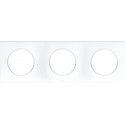 Plaque triple Square blanc - EUROHM 60298