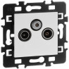 EUROHM 61866 - Prise TV + FM + SAT Esprit (FC) 