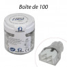 EUROHM 70052 - Bornes de connexion rapides pour 2 fils 2.5mm² (100pcs) 