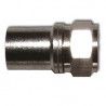 Fiche F à sertir en laiton, câble coaxial 6,8 mm, joint d’étanchéité