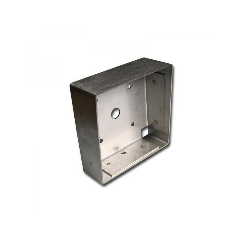 EVICOM TT30/1 (F) Boîtier, inox, à encastrer, 110 x 110 mm