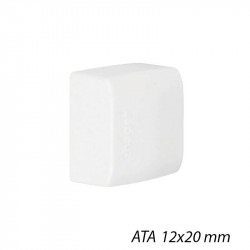 Embout moulure ATA 12x20mm - HAGER ATA122069016
