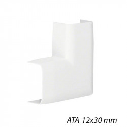 Angle Plat moulure ATA 12x30mm - HAGER ATA123059016