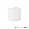 HAGER ATA123069016 - Embout pour moulure ATA 12x30mm BP 