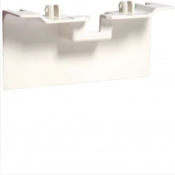 HAGER SL15100AF9016 -  Pièce de recouvrement pour support plinthe SL15100