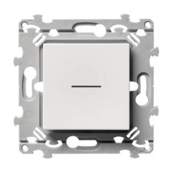 Duo Poussoir ou va-et-vient à voyant Essensya Pure - HAGER WE023