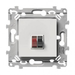 Prise haut parleur simple Essensya - HAGER WE290