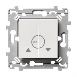 Poussoir volets roulants Essensya Pure - HAGER WE301