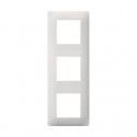 Plaque de finition 3 postes Essensya HAGER WE403