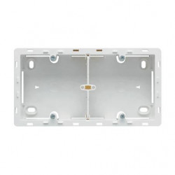 Boite 2 postes pour montage en saillie Essensya Pure - HAGER WE682