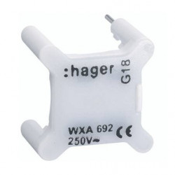 Voyant pour appareillage Gallery et Essensya Blanc 230V - HAGER WXA692