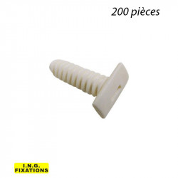 ING A269020 - Fixation pour moulures électriques en PVC (200PCS)