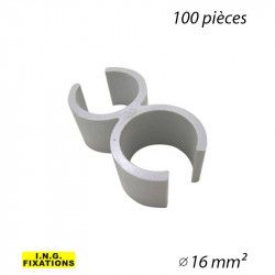 Fixation tube sur tube existant D16 100pcs - ING A312100