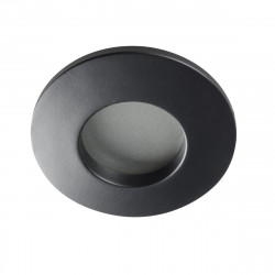 KANLUX 26306 - Spot étanche rond Noir QUELES AC - FC