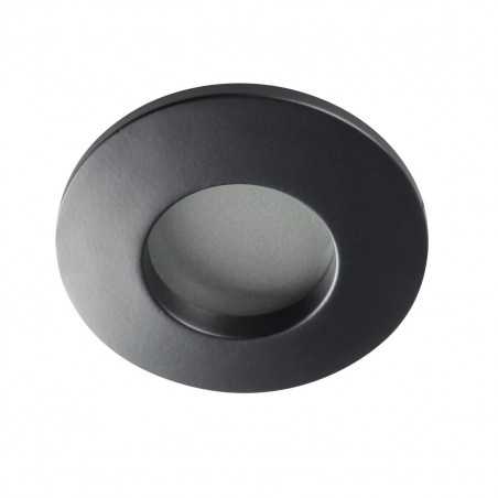 Spot étanche rond Noir QUELES AC