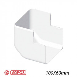 KOPOS 8556 - Angle Extérieur pour goulotte électrique Kopos 100X60mm