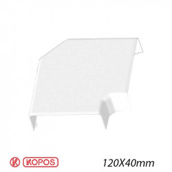 KOPOS 8583 - Angle Plat pour goulotte électrique Kopos 120X40mm