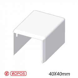 KOPOS 8641 - Embout pour goulotte électrique Kopos 40X40mm