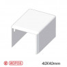 KOPOS 8641 - Embout pour goulotte électrique Kopos 40X40mm 