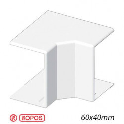 KOPOS 8655 - Angle Intérieur pour goulotte électrique Kopos 60X40mm