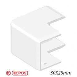 KOPOS 8936 - Angle extérieur pour  goulotte électrique Kopos 30x25mm