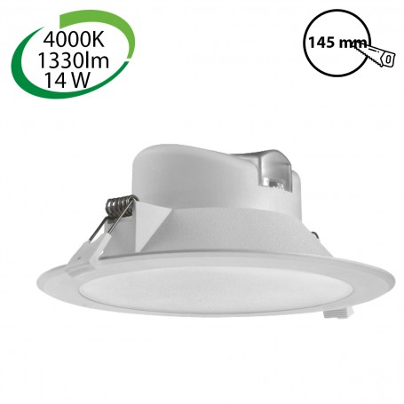 EBENOID 083102 (F) Downlight LED, 1330lm, 4000K, blanc, Diam : 174 mm